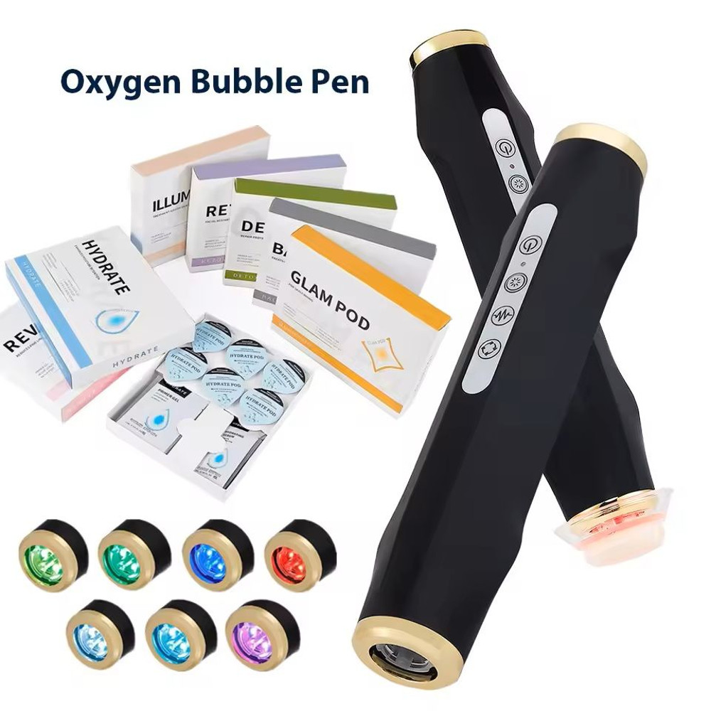 Portable Oxygen Bubble Facial Machine With CO2 Gel Skin Care Technology 0