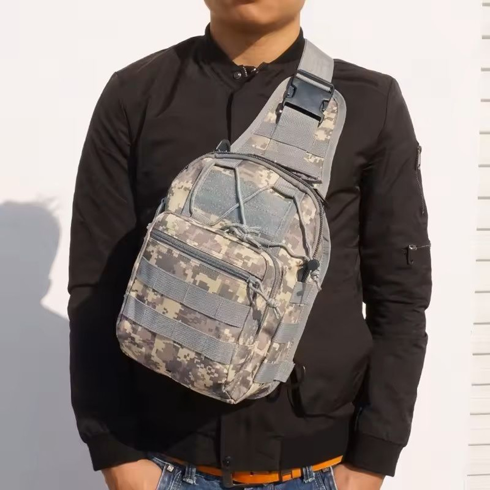 Tactical Sling Backpack Waterproof Outdoor Daypack 12