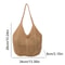 Hollow Woven Shoulder Tote Bag Large Mesh Beach Handbag 5