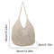 Hollow Woven Shoulder Tote Bag Large Mesh Beach Handbag 6
