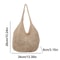 Hollow Woven Shoulder Tote Bag Large Mesh Beach Handbag 7