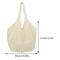 Hollow Woven Shoulder Tote Bag Large Mesh Beach Handbag 10