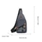 Mens Nylon Chest Bag Trendy Crossbody Shoulder Bag 1