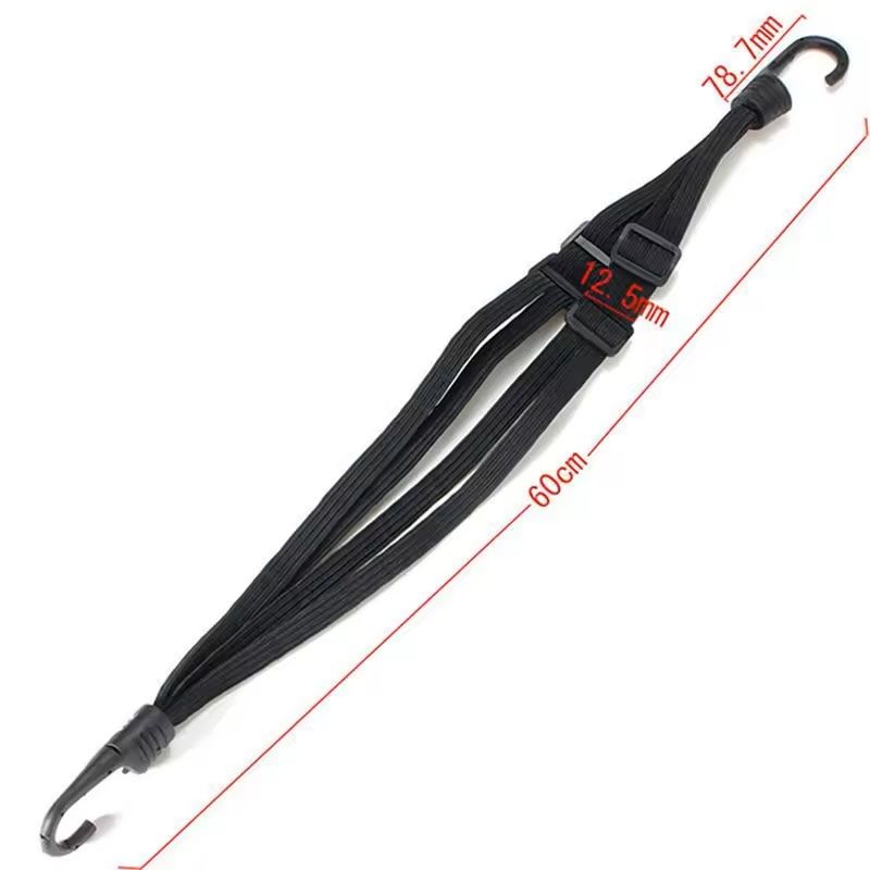 Universal 236 Inch Motorcycle Luggage Strap Elastic Buckle Net 5