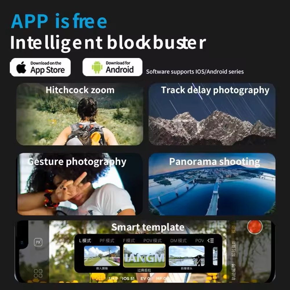 3Axis Smartphone Gimbal Stabilizer With Face Tracking And Fill Light 2