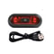 Rechargeable Helmet LED Taillight Waterproof Safety Signal Lamp 2