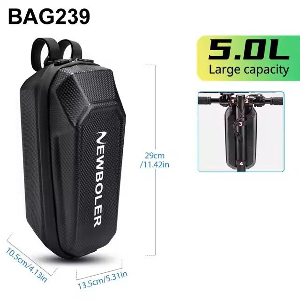 Waterproof Electric Scooter Bag With USB Port Front Storage Pack 7