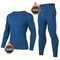 Mens Thermal Underwear Set Long Sleeve Top And Bottom 4