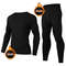 Mens Thermal Underwear Set Long Sleeve Top And Bottom 5