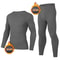 Mens Thermal Underwear Set Long Sleeve Top And Bottom 7