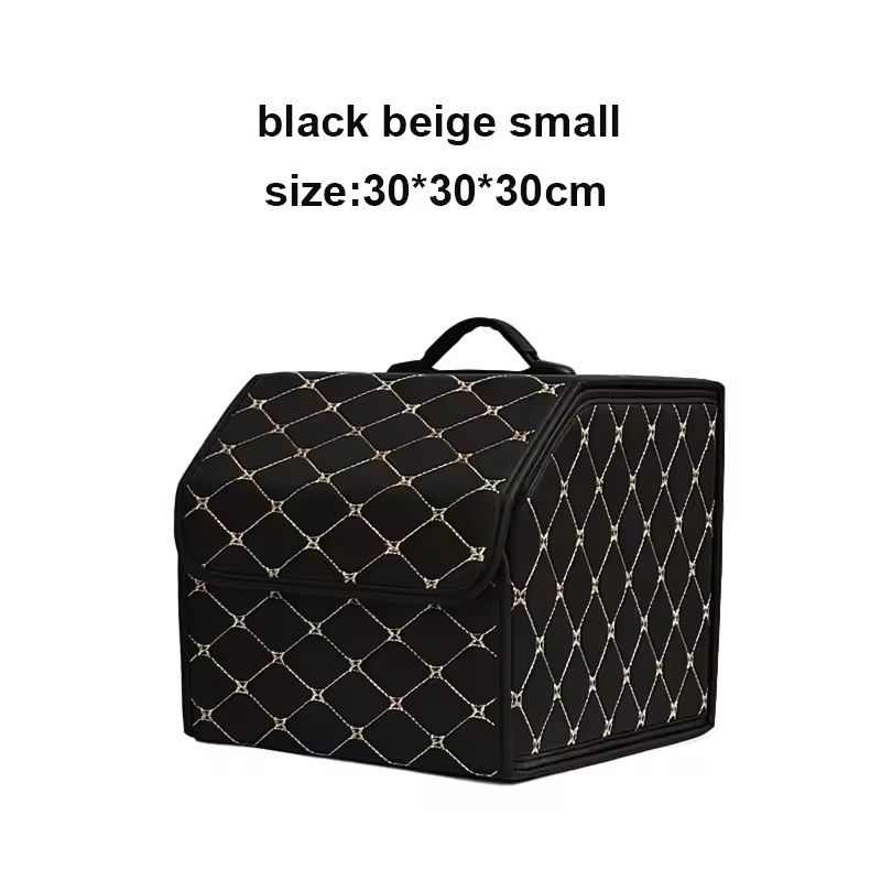 Leather Car Trunk Organizer Large Folding Storage Box 6