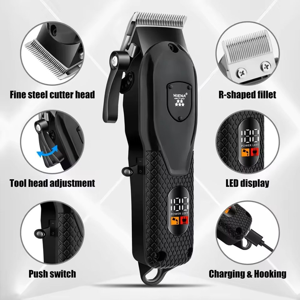 Professional Hair Clipper Electric Hair Trimmer For Men 1