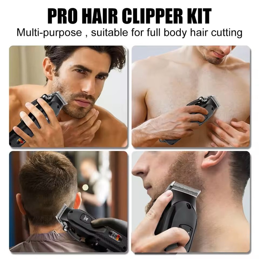 Professional Hair Clipper Electric Hair Trimmer For Men 5