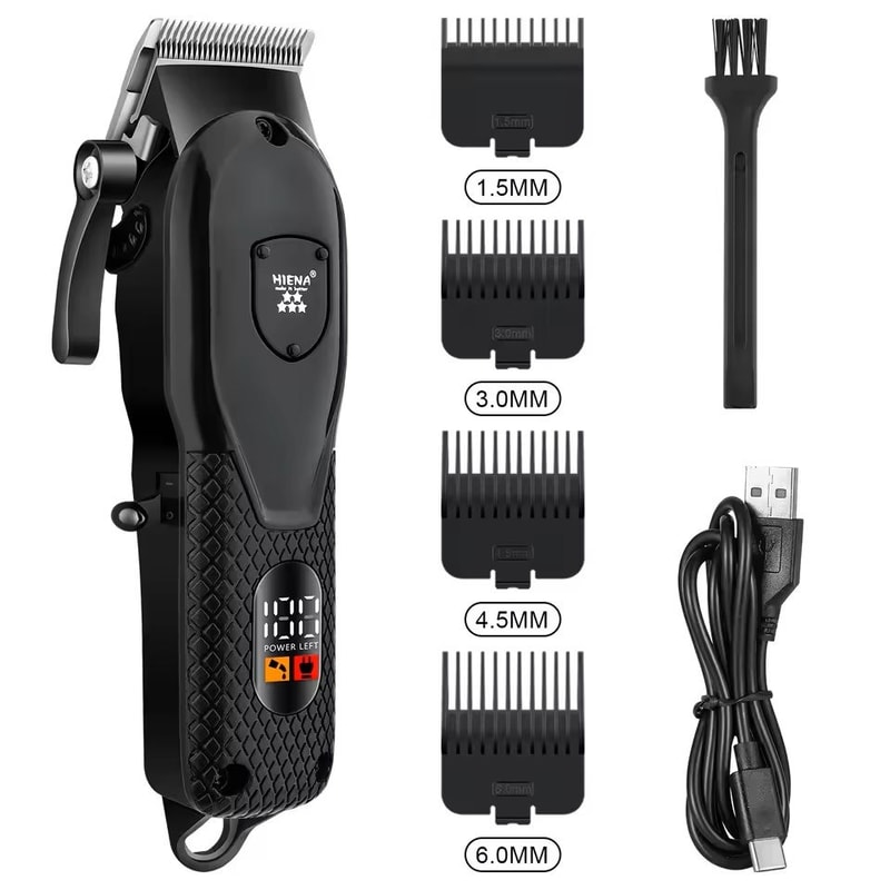 Professional Hair Clipper Electric Hair Trimmer For Men 6
