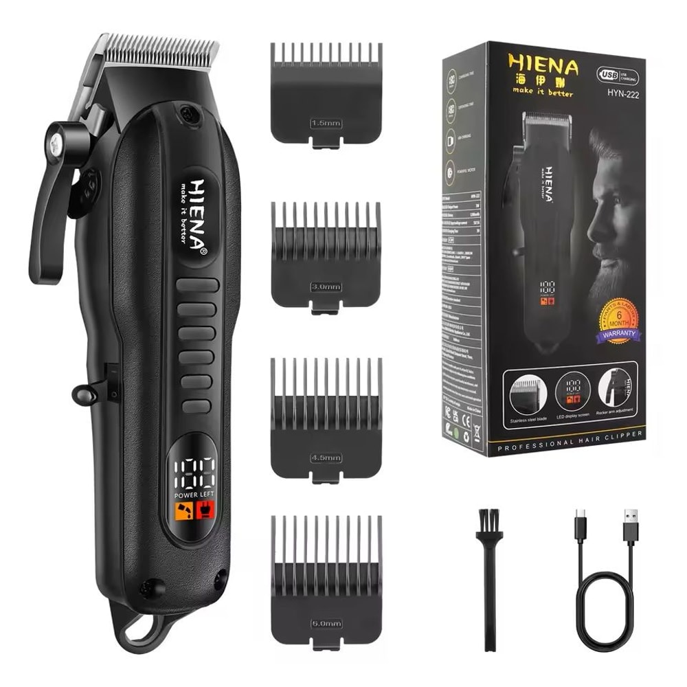 Professional Hair Clipper Electric Hair Trimmer For Men 7