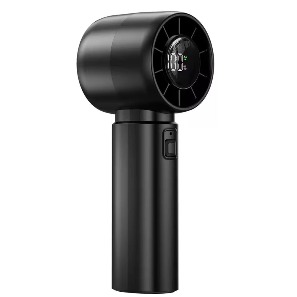 Portable Handheld Mini Fan Rechargeable Turbo Fan With LED Display 6