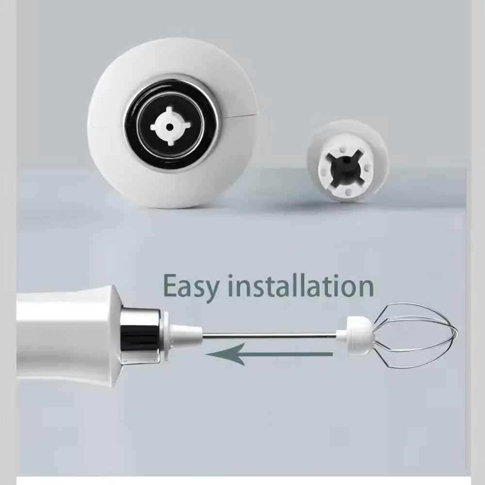 3 In 1 Rechargeable Milk Frother Handheld Coffee Foam Maker 4