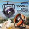 6 In 1 Camping Fan Rechargeable Ceiling Fan With LED Light And Power Bank 0
