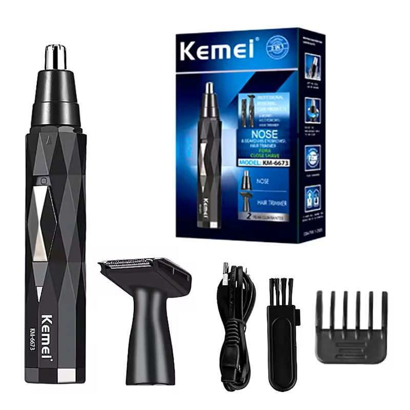 2 In 1 Rechargeable Nose Hair And Beard Trimmer For Men 6