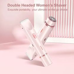 2 in 1 electric razor and bikini trimmer for women portable epilator