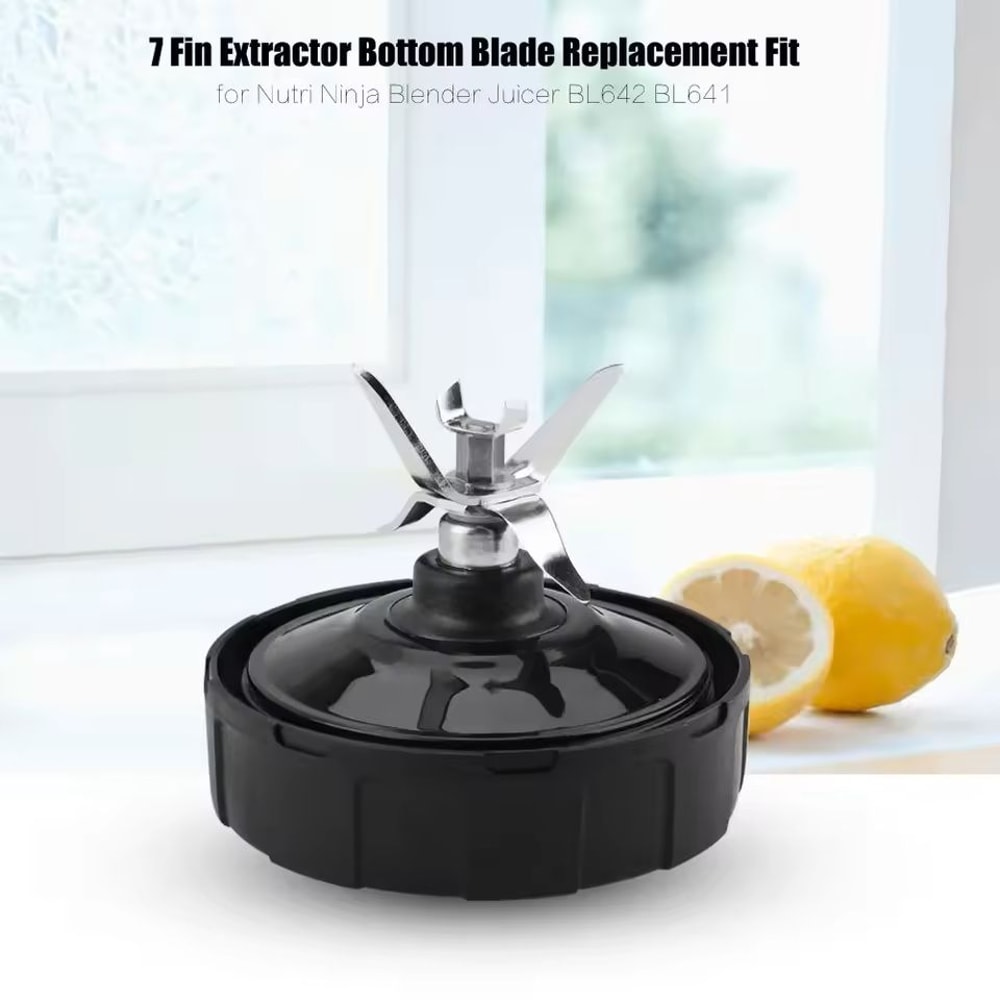 7 Fin Extractor Blade Replacement For Nutri Ninja Blender 1000W 0