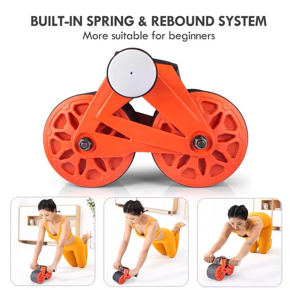 Ab Wheel Roller With Automatic Rebound And Intelligent Display 2