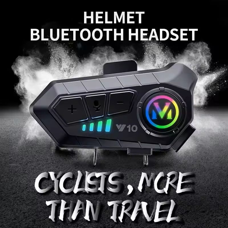 Motorcycle Helmet Bluetooth Headset Waterproof With Long Battery Life 1