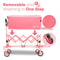 52 Inch Folding Utility Wagon Cart Heavy Duty Collapsible With 330 Lb Capacity 4