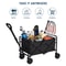 Foldable Utility Wagon Cart Portable Outdoor Camping Trolley 3