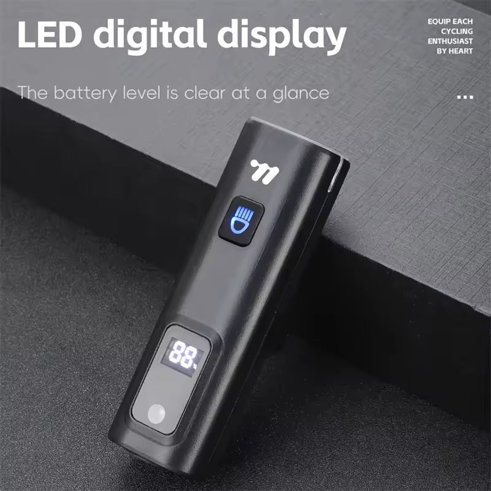 Intelligent Bike Headlight 400 Lumen Light Sensing Rechargeable 1