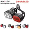 Bike Light Set USB Rechargeable Front And Rear LED Cycling Lights 0