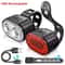 Bike Light Set USB Rechargeable Front And Rear LED Cycling Lights 6