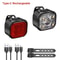 Bike Light Set USB Rechargeable Front And Rear LED Cycling Lights 8