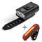 USB Rechargeable Bike Light Set Front LED Headlight And Taillight 7
