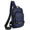 Mens Large Capacity Chest Bag Lightweight Nylon Crossbody Backpack 3