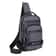 Mens Large Capacity Chest Bag Lightweight Nylon Crossbody Backpack 5