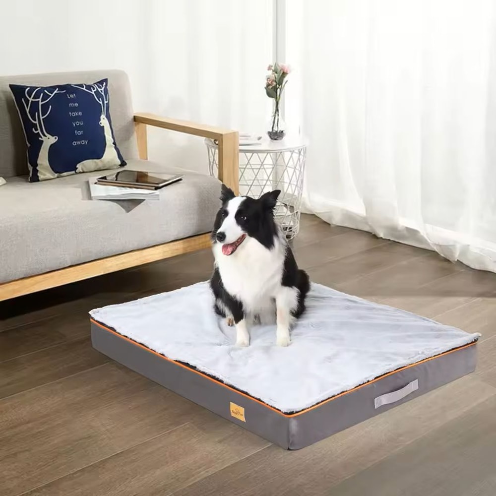 Orthopedic Dog Bed With Foam Cushion And Washable Cover 1
