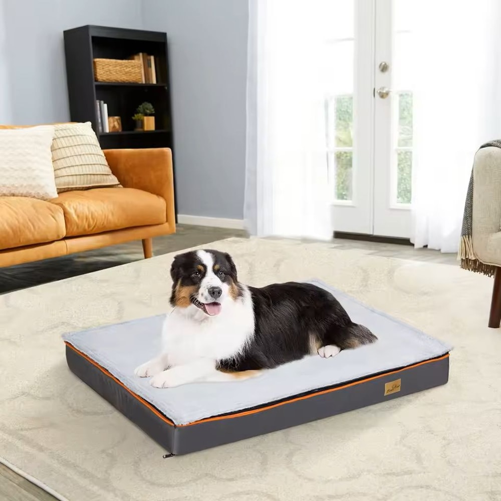 Orthopedic Dog Bed With Foam Cushion And Washable Cover 2