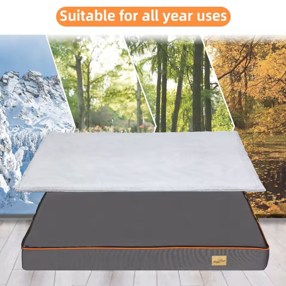 Orthopedic Dog Bed With Foam Cushion And Washable Cover 4