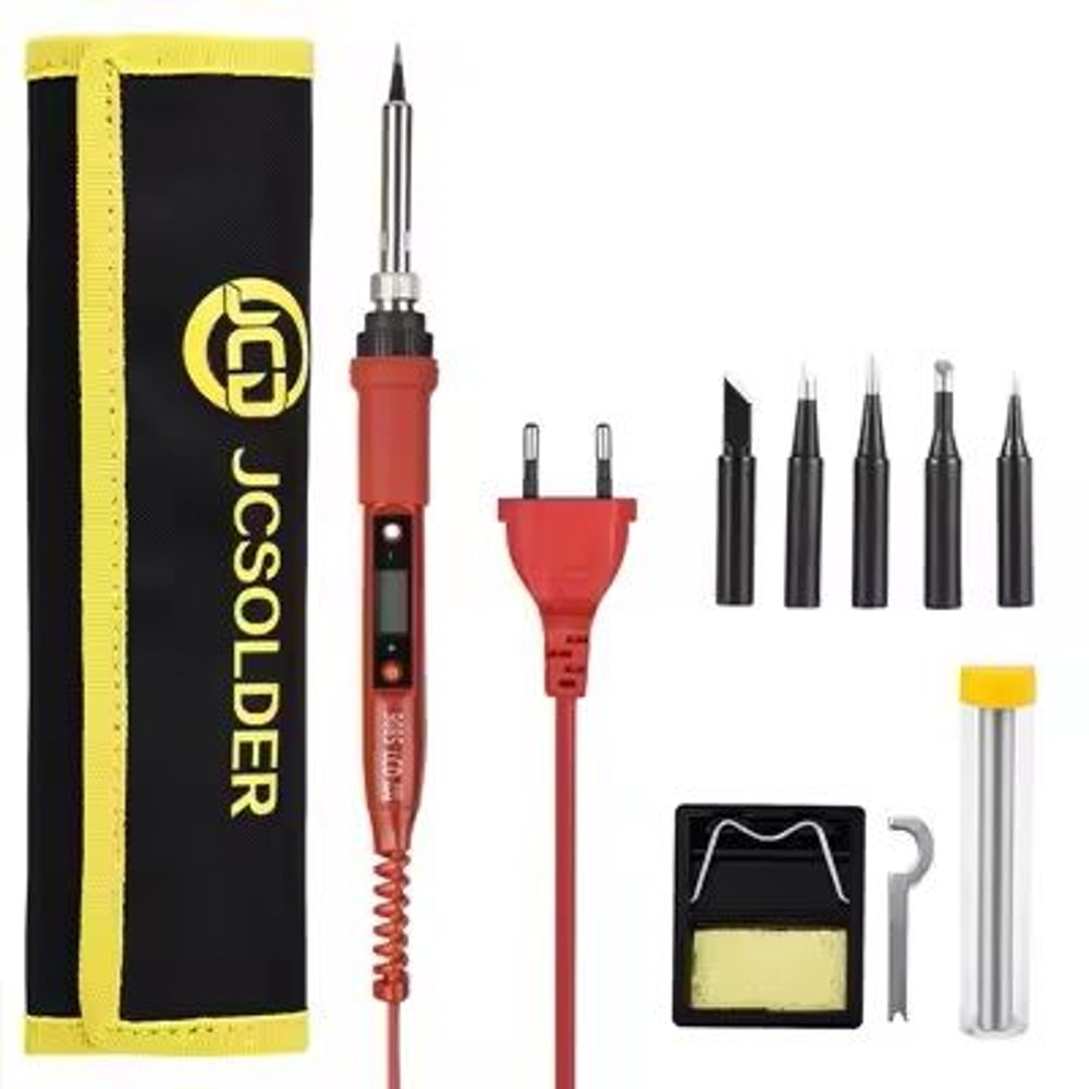 Adjustable Temperature Soldering Iron Kit With LCD Display 11