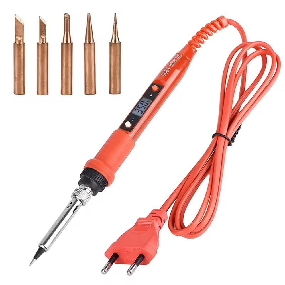 Adjustable Temperature Soldering Iron Kit With LCD Display 6