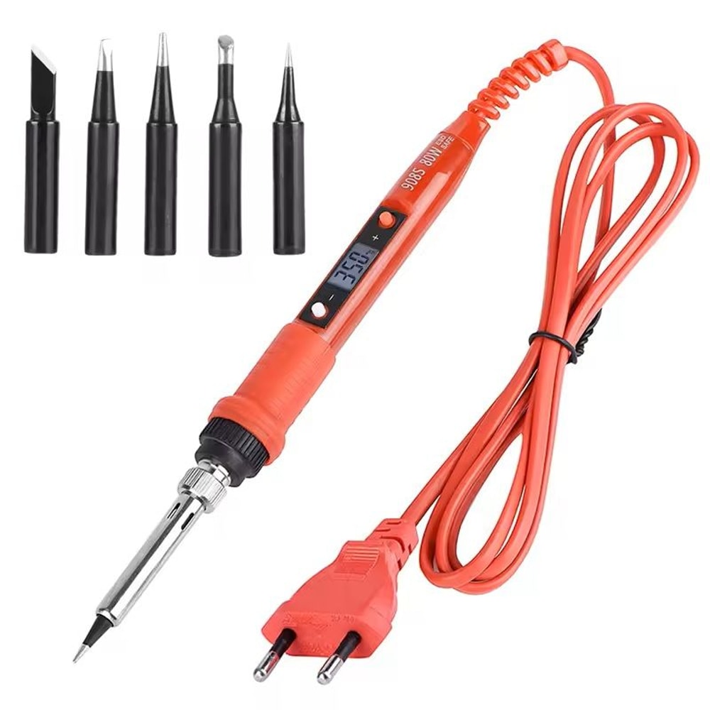 Adjustable Temperature Soldering Iron Kit With LCD Display 7