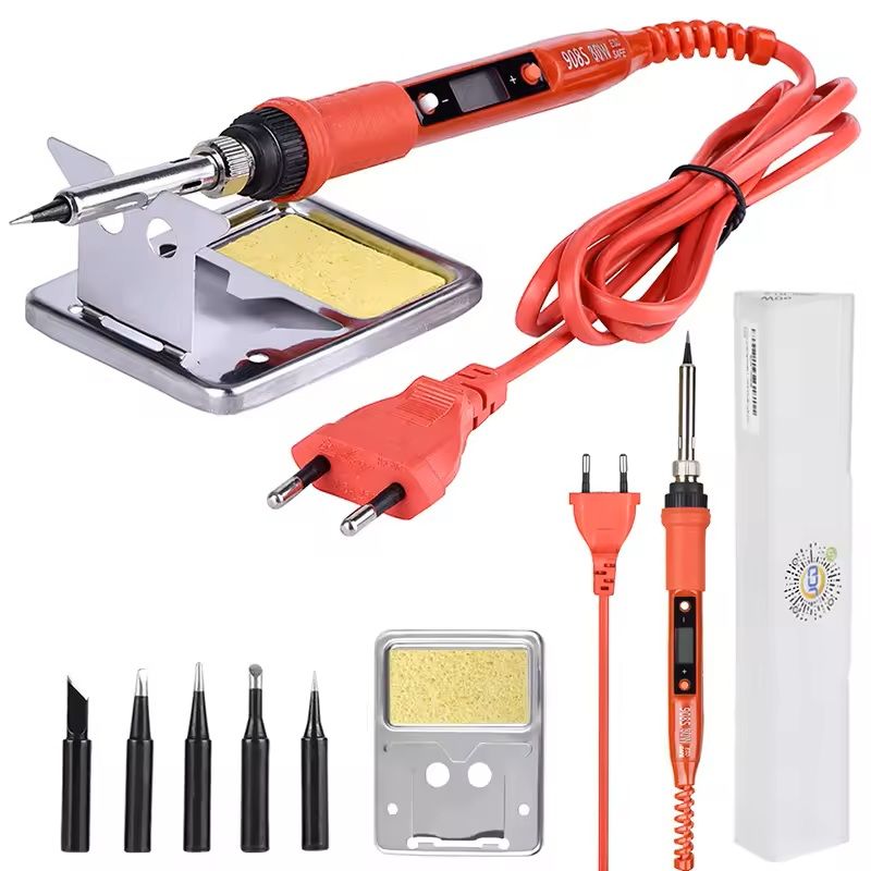 Adjustable Temperature Soldering Iron Kit With LCD Display 8