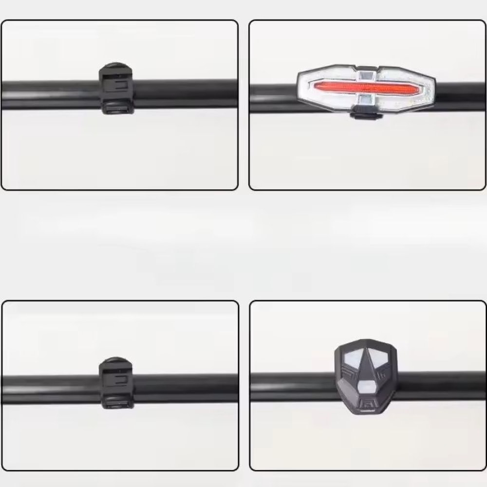 Rechargeable Bike Tail Light With Turn Signals And Wireless Remote 4