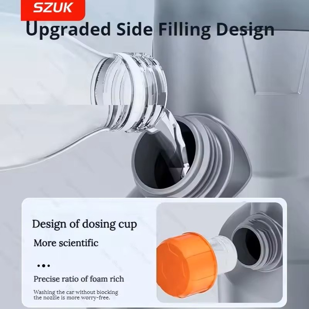 2L Electric Foam Sprayer Handheld Snow Foam Cannon For Car Wash 3