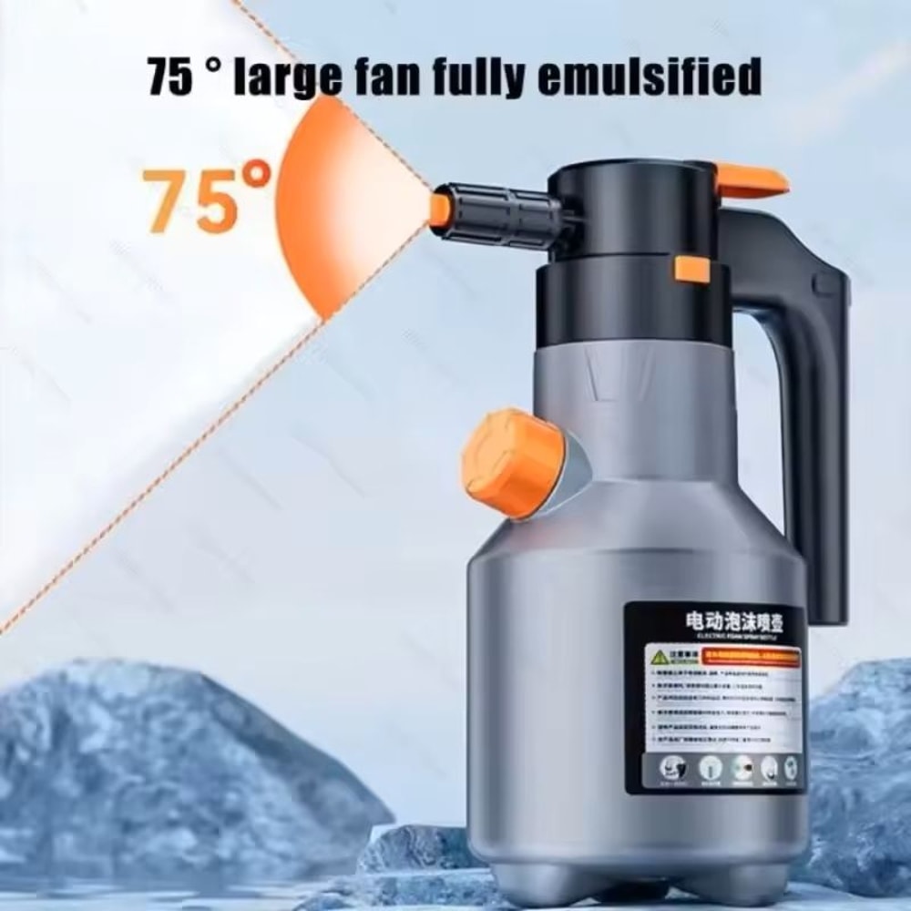 2L Electric Foam Sprayer Handheld Snow Foam Cannon For Car Wash 4