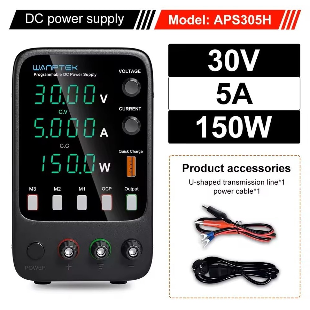 Programmable DC Power Supply 30V 10A Voltage Current Regulator 11