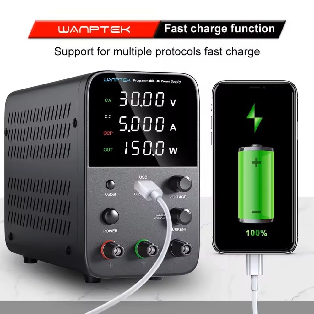 Programmable DC Power Supply 30V 10A Voltage Current Regulator 1