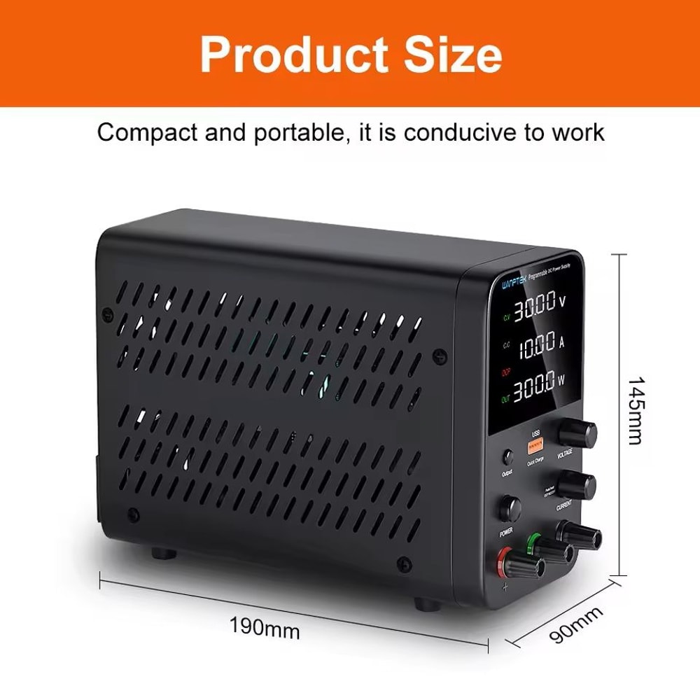 Programmable DC Power Supply 30V 10A Voltage Current Regulator 2