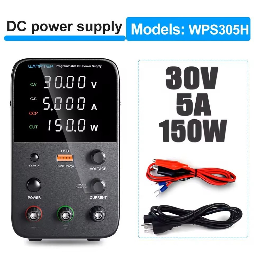 Programmable DC Power Supply 30V 10A Voltage Current Regulator 6